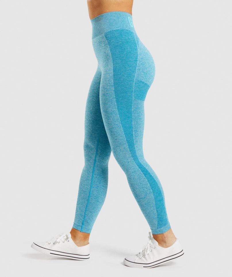 Women's Gymshark Flex High Waisted Leggings Blue | NZ 8YDXAW